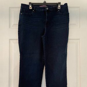 Gloria Vanderbilt Size 16 Dark Blue Jeans Amanda Style
